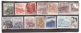 13 FRANCOBOLLI - Used Stamps