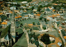 CPM Mirebeau L'église Notre-Dame Et Le Centre Du Bourg - Mirebeau