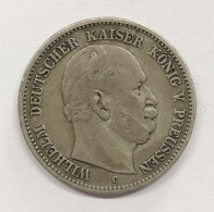 Germania Prussia  Wilhelm I° 2 Mark 1876 C E.1061 - Taler En Doppeltaler