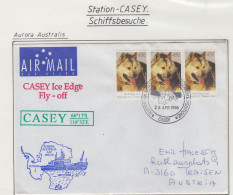 AAT  Ship Visit Aurora Australis "Casey Ice Edge Fly-off"  Ca Casey 26 APR 1996 (CS170) - Covers & Documents