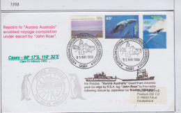 AAT  Ship Visit Aurora Australis "Repairs/Escort By John Ross" Ca Casey 5 NOV 1998 (CS171A) - Briefe U. Dokumente