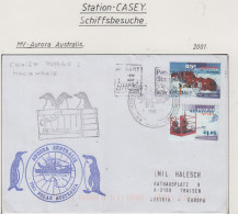 AAT  Ship Visit Aurora Australis Ca Casey 1 MAR 2001 (CS172) - Briefe U. Dokumente