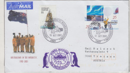 AAT  Ship Visit Aurora Australis Ca Casey11 OCT 2001 (CS172A) - Storia Postale