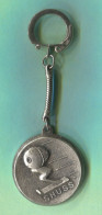 Olympic / Olympiade - Ski Skiing GRENOBLE 1968. SHUSS Mascote, Vintage Keychain / Pendant - Bekleidung, Souvenirs Und Sonstige