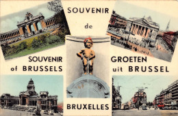 Souvenir De BRUXELLES - Panoramische Zichten, Meerdere Zichten