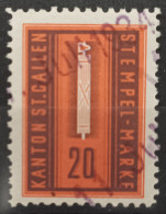 Stadt St.Gallen Stempelmarke - Revenue Stamps