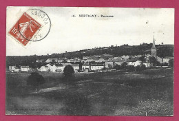 Xertigny (88) Panorama 2scans 27-08-1912 (adressée à Eugène Cottos Vétérinaire 55 Rue Carnot à Rambervillers) - Xertigny