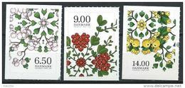 Danemark 2014 N°1769/1771 Neufs Boutons De Fleurs - Unused Stamps