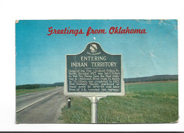 CPA  ENTERING INDIAN TERRITORY  (voir Timbre) - Sonstige & Ohne Zuordnung