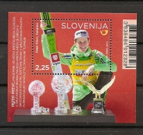 SLOVENIA 2016,new ,PETER PREVC,WORLD CHAMPION,WINTER SPORT,SKI  JUMPING,,BLOCK,MNH - Jumping