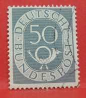 N°24 - 50 Pfennig - Année 1951 - Timbre Oblitéré Allemagne Bundespost - - Gebraucht