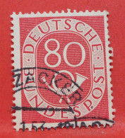 N°27 - 80 Pfennig - Année 1951 - Timbre Oblitéré Allemagne Bundespost - - Gebraucht