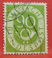 N°28 - 90 Pfennig - Année 1951 - Timbre Oblitéré Allemagne Bundespost - - Gebraucht
