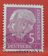 N°69 - 5 Pfennig - Année 1954 - Timbre Oblitéré Allemagne Bundespost - - Gebraucht