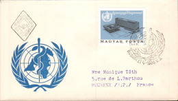 HONGRIE LETTRE FDC 1966 O M S - Lettres & Documents