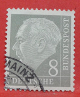 N°72 - 8 Pfennig - Année 1954 - Timbre Oblitéré Allemagne Bundespost - - Gebraucht