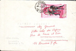 HONGRIE SEUL SUR LETTRE POUR LA FRANCE 1968 - Lettres & Documents