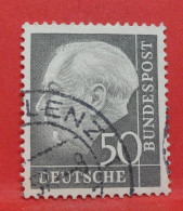 N°79 - 50 Pfennig - Année 1954 - Timbre Oblitéré Allemagne Bundespost - - Gebraucht