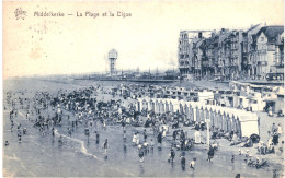 CPA  Carte Postale Belgique  Middelkerke La Plage Et La Digue 1920 VM69752 - Middelkerke