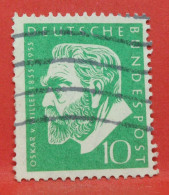 N°99 - 10 Pfennig - Année 1955 - Timbre Oblitéré Allemagne Bundespost - - Gebraucht