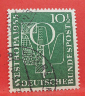N°107 - 10+2 Pfennig - Année 1955 - Timbre Oblitéré Allemagne Bundespost - - Gebraucht