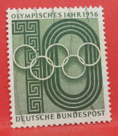 N°121 - 10 Pfennig - Année 1956 - Timbre Oblitéré Allemagne Bundespost - - Gebraucht