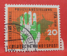 N°130 - 20 Pfennig - Année 1956 - Timbre Oblitéré Allemagne Bundespost - - Gebraucht