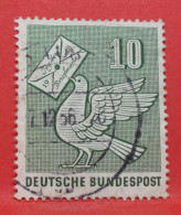 N°137 - 10 Pfennig - Année 1956 - Timbre Oblitéré Allemagne Bundespost - - Gebraucht