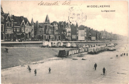 CPA  Carte Postale Belgique  Middelkerke La Digue Ouest 1911 VM69760 - Middelkerke