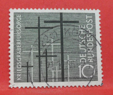 N°138 - 10 Pfennig - Année 1956 - Timbre Oblitéré Allemagne Bundespost - - Gebraucht