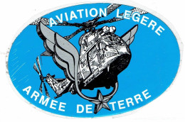 Autocollant Armée De Terre - ALAT - Aviation Légère De L'Armée De Terre - Aviazione