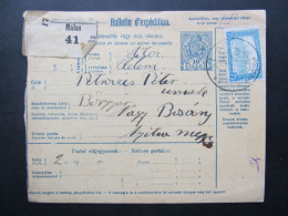 POSTBEGLEITADRESSE Málas Málaš - Nagy Bošany Bossány Slovensko Paketschein //// D7270 - Altri & Non Classificati