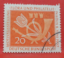 N°144 - 20 Pfennig - Année 1957 - Timbre Oblitéré Allemagne Bundespost - - Gebraucht