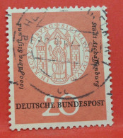 N°145 - 20 Pfennig - Année 1957 - Timbre Oblitéré Allemagne Bundespost - - Gebraucht