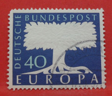 N°159 - 40 Pfennig - Année 1957 - Timbre Oblitéré Allemagne Bundespost - - Gebraucht