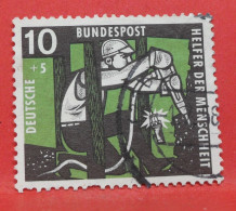 N°161 - 10+5 Pfennig - Année 1957 - Timbre Oblitéré Allemagne Bundespost - - Gebraucht