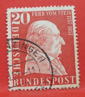 N°167 - 20 Pfennig - Année 1957 - Timbre Oblitéré Allemagne Bundespost - - Gebraucht