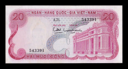 South Vietnam Del Sur 20 Dong 1969 Pick 24 Sc- AUnc - Viêt-Nam