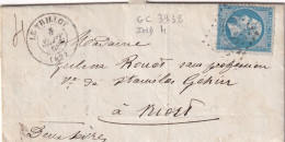 France N°22 Oblitéré GC 3938 & T.15 Le Thillot - 1849-1876: Période Classique
