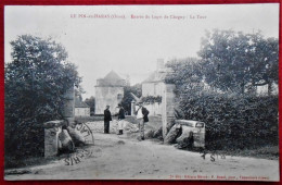 CPA 1916 Le Pin-au-Haras,  Entrée Du Logis De Chagny - La Tour  (61 France) - Briouze