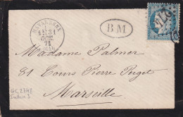 France N°60 Oblitéré GC 2748 & T.16 Navarrenx & BM - 1849-1876: Période Classique