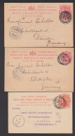 Card Great Britain & Ireland, Dudley The Midland Manufacturing Ganzsachen Mit Privatem Zudruck Children Boy Girl 1901 - Covers & Documents