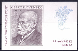 Tschechei 2001 - Traditionen, MH 91 (mit HB 13, Nr. 281), Postfrisch ** / MNH - Nuovi