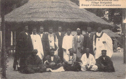 BELGIQUE - Exposition De Bruxelles 1910 - Village Sénégalais - Groupe D'Hommes Et Mandolinistes - Carte Postale Ancienne - Exposiciones Universales