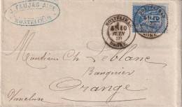 France Type Sage - Oblitération Montélimar - 1877-1920: Semi-moderne Periode