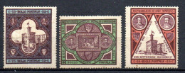 Col33 Saint Marin San Marino 1894 N° 23 à 25 Neuf X MH Cote :  78,00€ - Nuevos