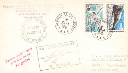 TAAF - LETTER 1978 ALFRED-FAURE-CROZET - DE Mi 103, 106 / *1095 - Cartas & Documentos