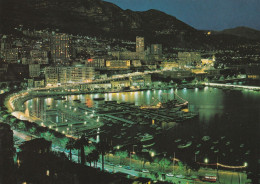 Monaco - Vue De Nuit Sur Le Port - Porto