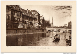 STRASBOURG BORDS DE L'ILL - Altri Disegni