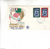 FIRST DAY OF ISSUE 1959 JOURNEE NATION UNIES - Togo (1960-...)